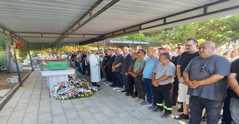 Gemi kazasında hayatını kaybeden 59 yaşındaki Nuray Özbiler Gazimağusa'da toprağa verildi