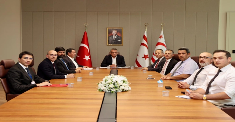 Erhürman Deniz Kazaları İnceleme Daire Başkanı Durali İşler ve beraberindeki heyeti kabul etti 