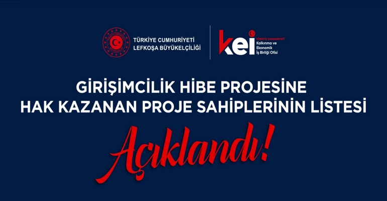 Türkiye Cumhuriyeti kaynaklı girişimcilik hibe programı sonuçları açıklandı