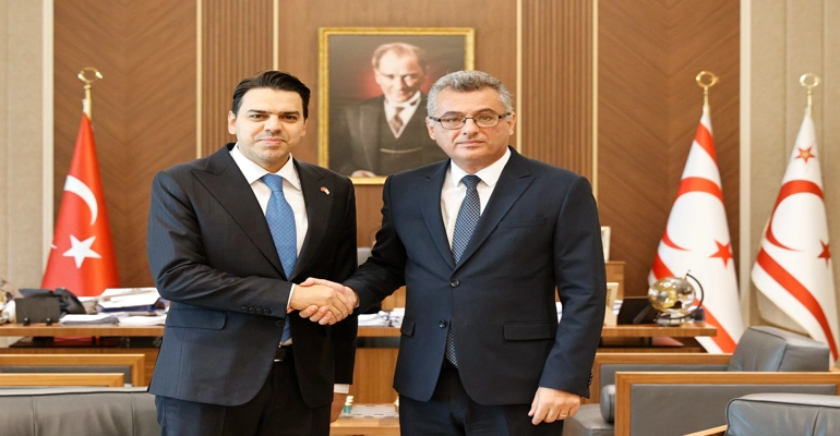 Cumhurbaşkanı Erhürman, TİKA Başkanı Eren ve beraberindeki heyeti kabul etti