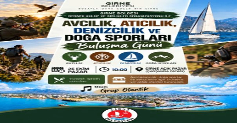 Girne'de "Avcılık, Atıcılık, Denizcilik ve Doğa Sporları Buluşma Günü" düzenleniyor
