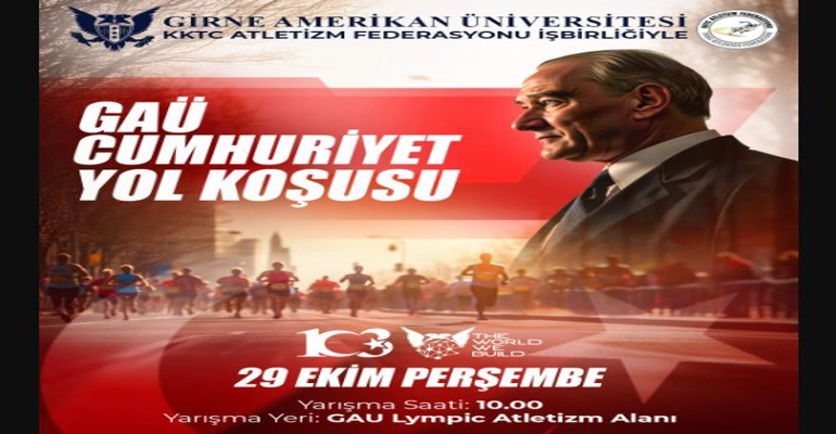 GAÜ’nün 29 Ekim Cumhuriyet Yol Koşusu’na başvuru devam ediyor